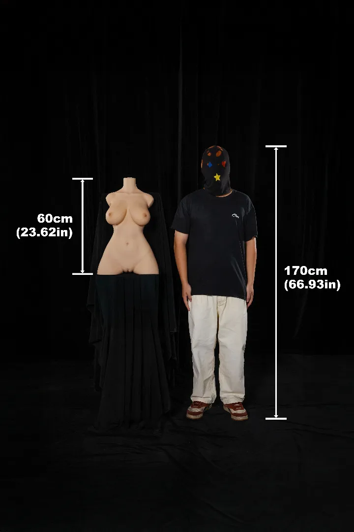 Torso de Muñeca Sexual de Silicona Climax 60cm
